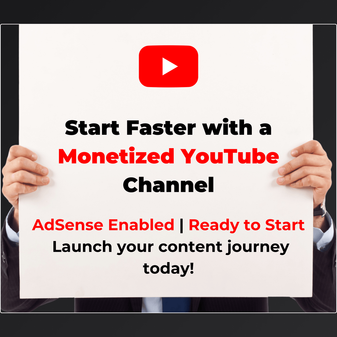 Start Strong on YouTube with a Monetization - Enabled Channel - ProSparkify