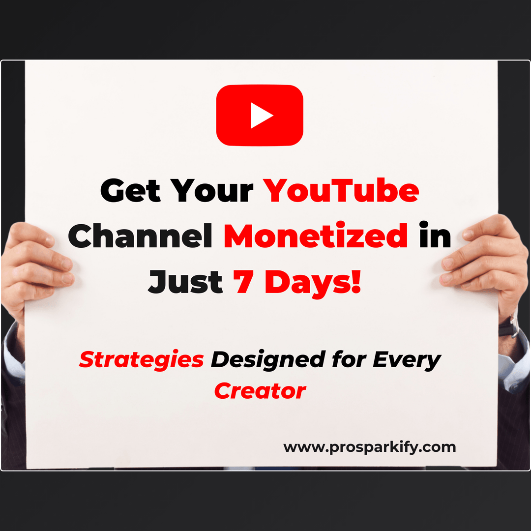 YouTube Monetization Assistance | Structured Watch Time Campaigns - ProSparkify