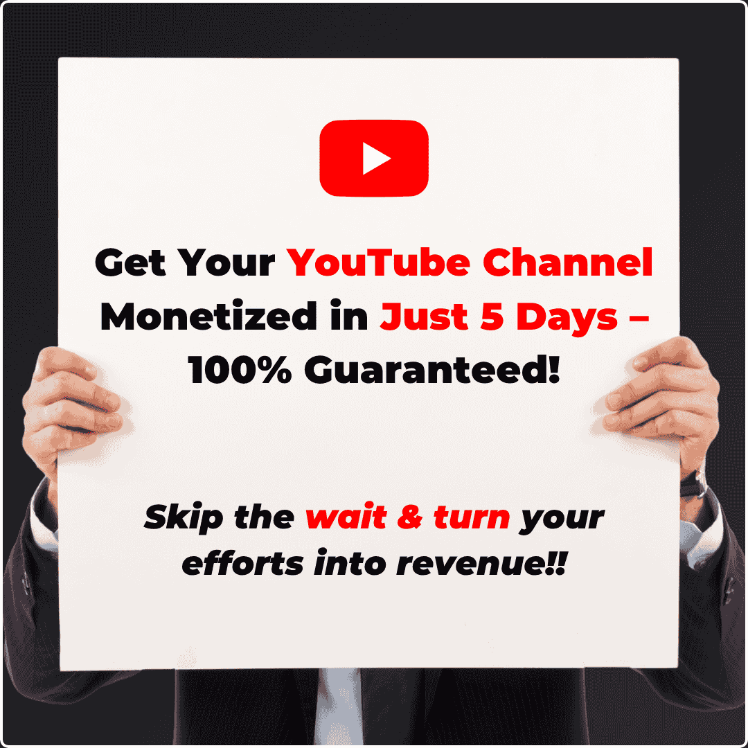 YouTube Monetization Services | 100% Guaranteed Watch Time - ProSparkify